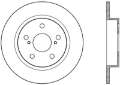 Picture of StopTech 11-13 Scion tC Rear Slotted Right Sport Brake Rotor