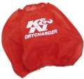 Picture of K&N Round Tapered Drycharger Air Filter Wrap Red 7-5in Base ID - 4-5in Top ID - 6in Height