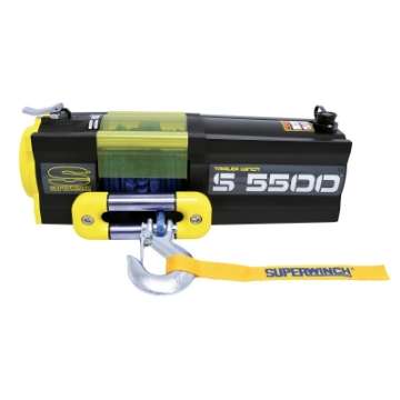 Picture of Superwinch 5500 LBS 12V DC 1-4in x 60ft Synthetic Rope S5500 Winch