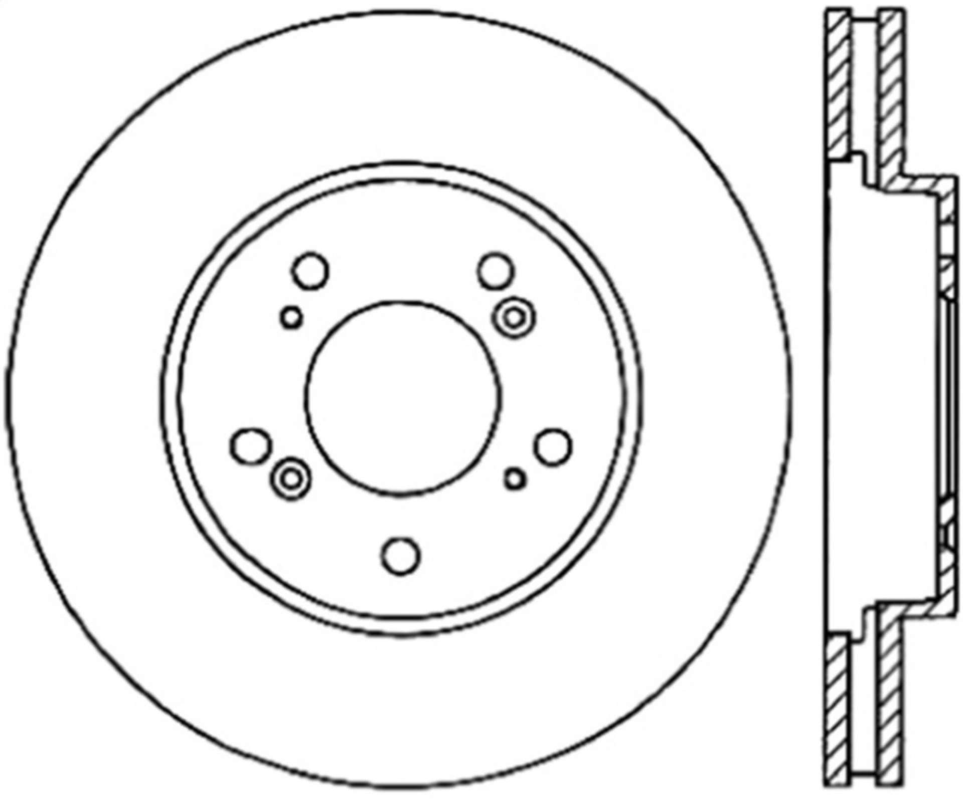 Picture of Stoptech 05-10 Honda Odyssey Front Cryo Rotor