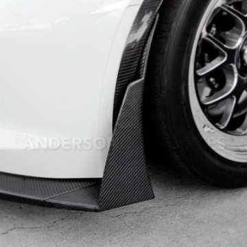 Picture of Anderson Composites 14+ Chevrolet Corvette C7 Z06 Front Bumper Canards