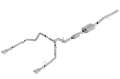 Picture of Borla 19 Chevrolet Silverado-GMC Sierra 1500 6-2L SS S-Type Catback Exhaust - Square Chrome Tips