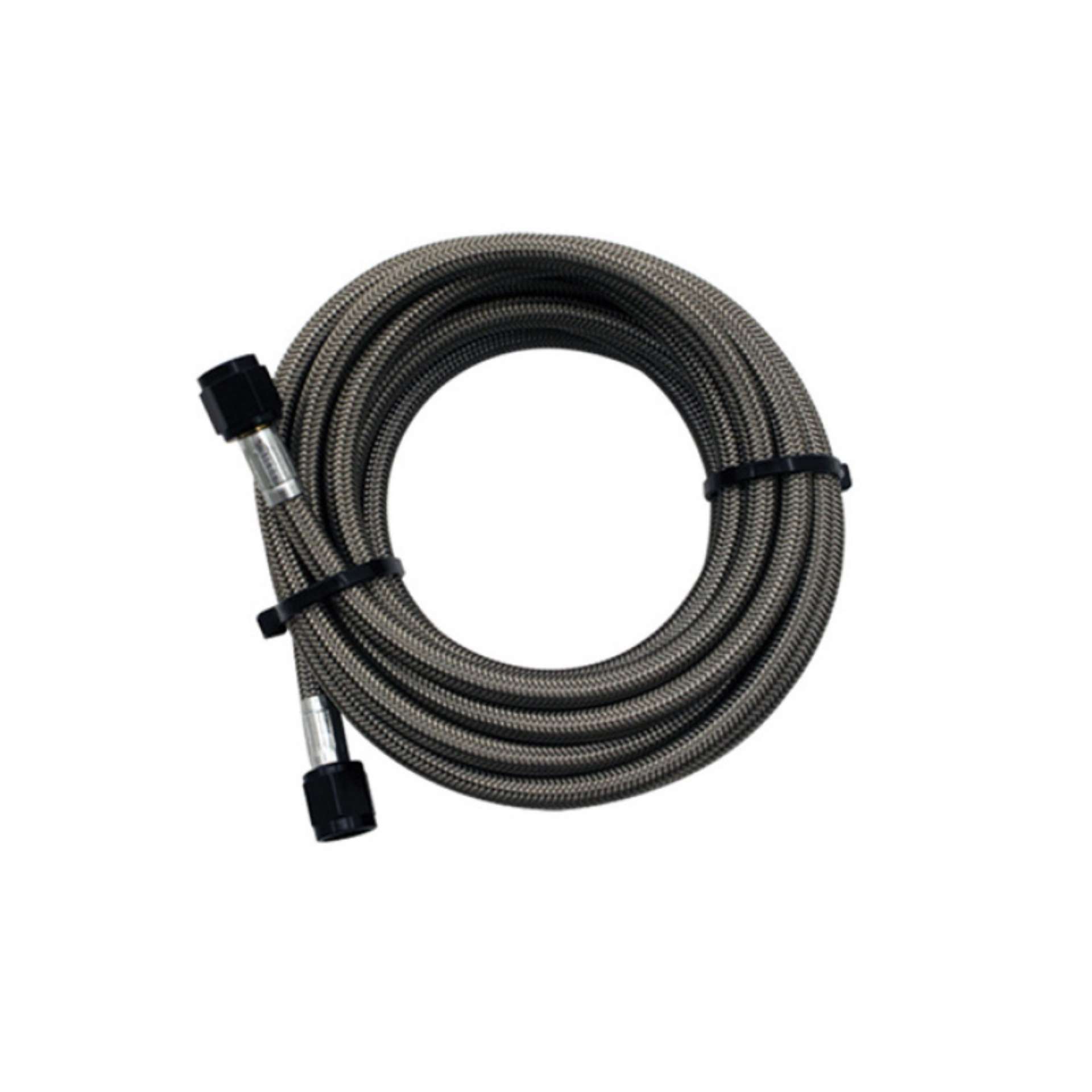 Picture of Snow Performance 5ft Stainless Steel Braided Water Line 4AN Black