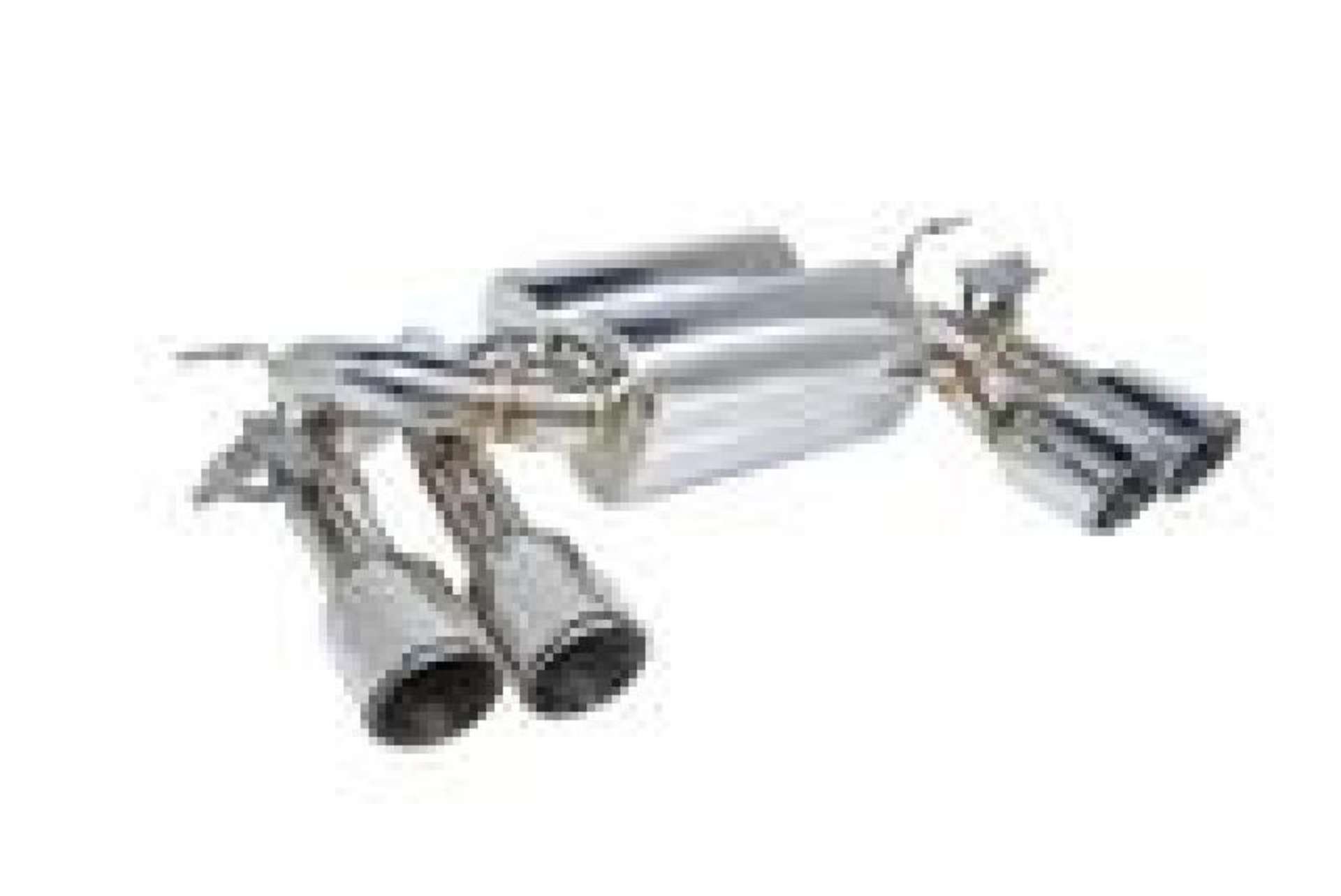 Picture of Remark BMW M3 F80 - M4 F82-F83 Axle Back Exhaust w- True Titanium Tip Cover