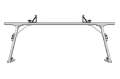 Picture of Thule TracRac SR Sliding Overhead Truck Rack - Compact RACK ONLY-Req- SR Base Rails - Silver