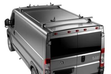 Picture of Thule TracRac Van Rack ES Euro-Style 10-17 Mercedes-Benz Sprinter w-Fixed Points - Silver