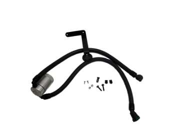 Picture of J&amp;L 2011-2024 Ford F-150 2-7L-3-5L-5-0L Passenger Side Oil Separator 3-0 - Clear Anodized