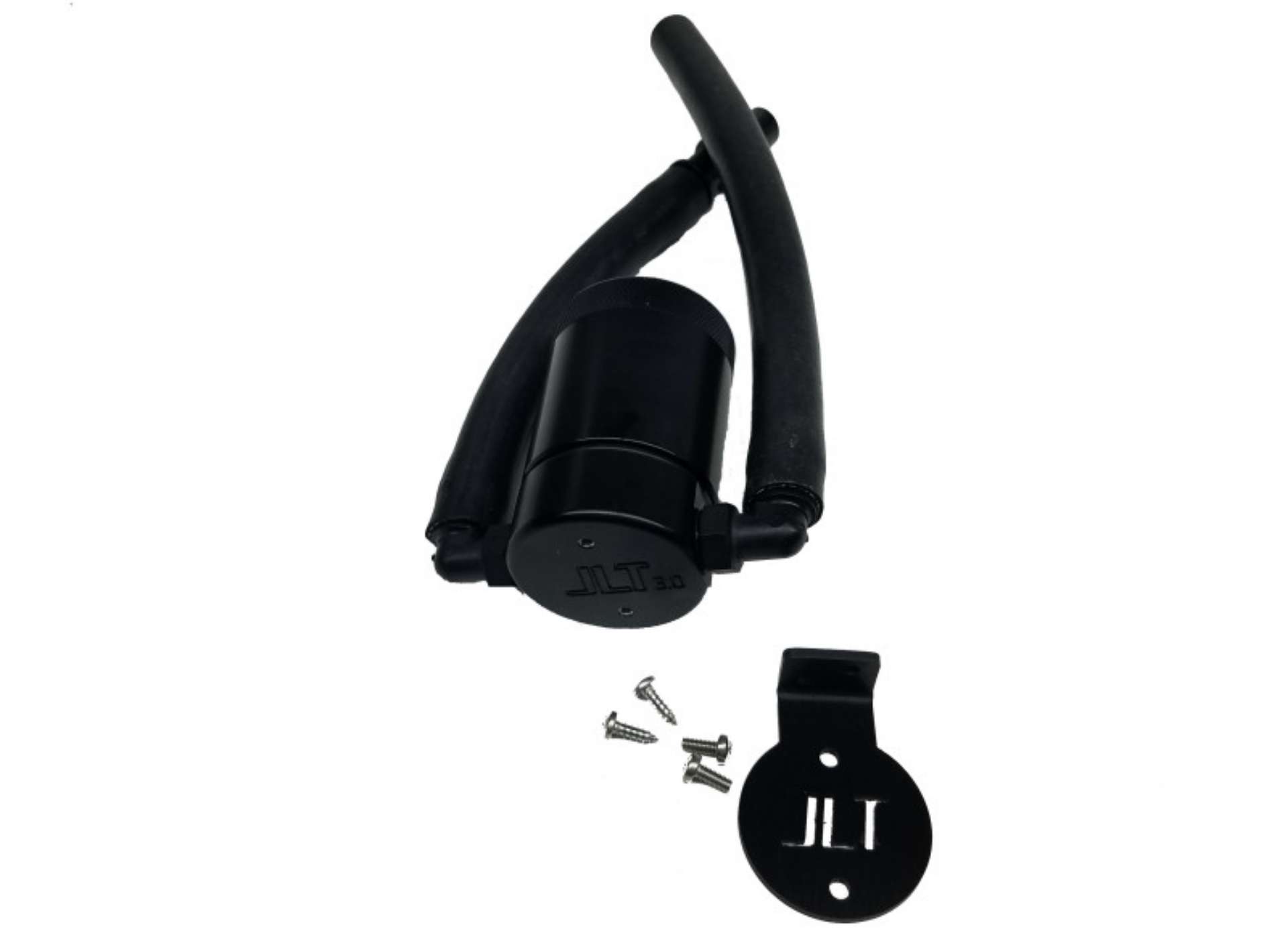 Picture of J&L 99-04 Ford Lightning Driver Side Oil Separator 3-0 - Black Anodized