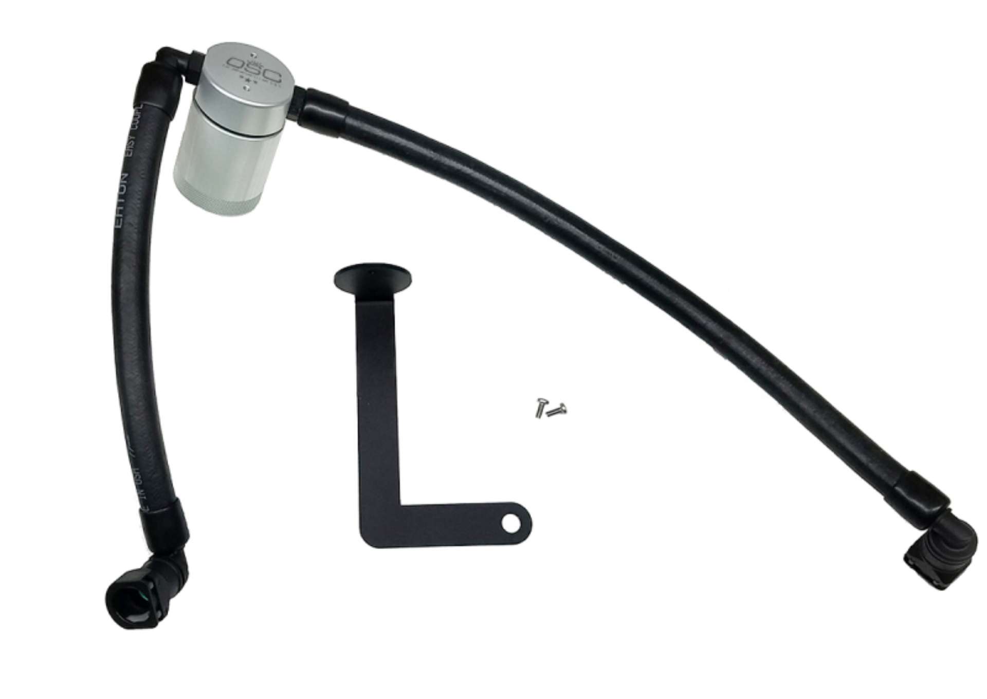 Picture of J&L 10-19 Ford Flex EcoBoost V6 Passenger Side Oil Separator 3-0 - Clear Anodized