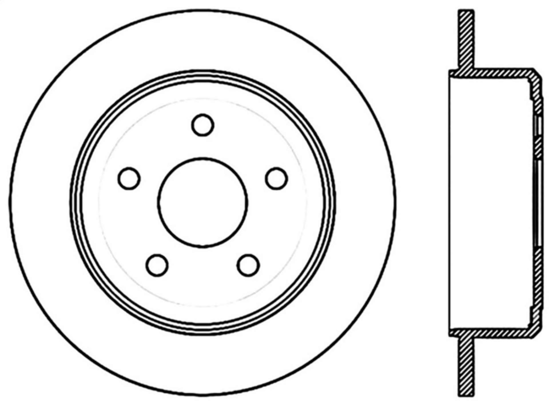 Picture of StopTech 07-18 Jeep Wrangler Cryo Slotted Rear Right Sport Brake Rotor