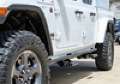 Picture of N-Fab RKR Step System 2019 Jeep Wrangler JT 4 Door Truck Full Length - Tex- Black - 1-75in