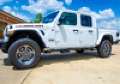 Picture of N-Fab RKR Step System 2019 Jeep Wrangler JT 4 Door Truck Full Length - Tex- Black - 1-75in