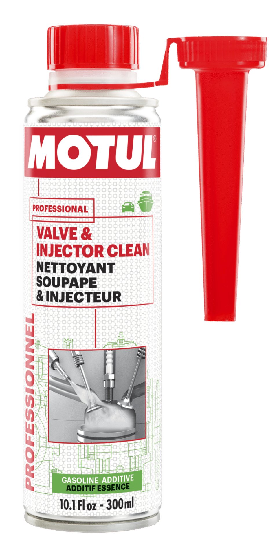 Picture of Motul 300ml Valve and Injector Clean Additive - Single