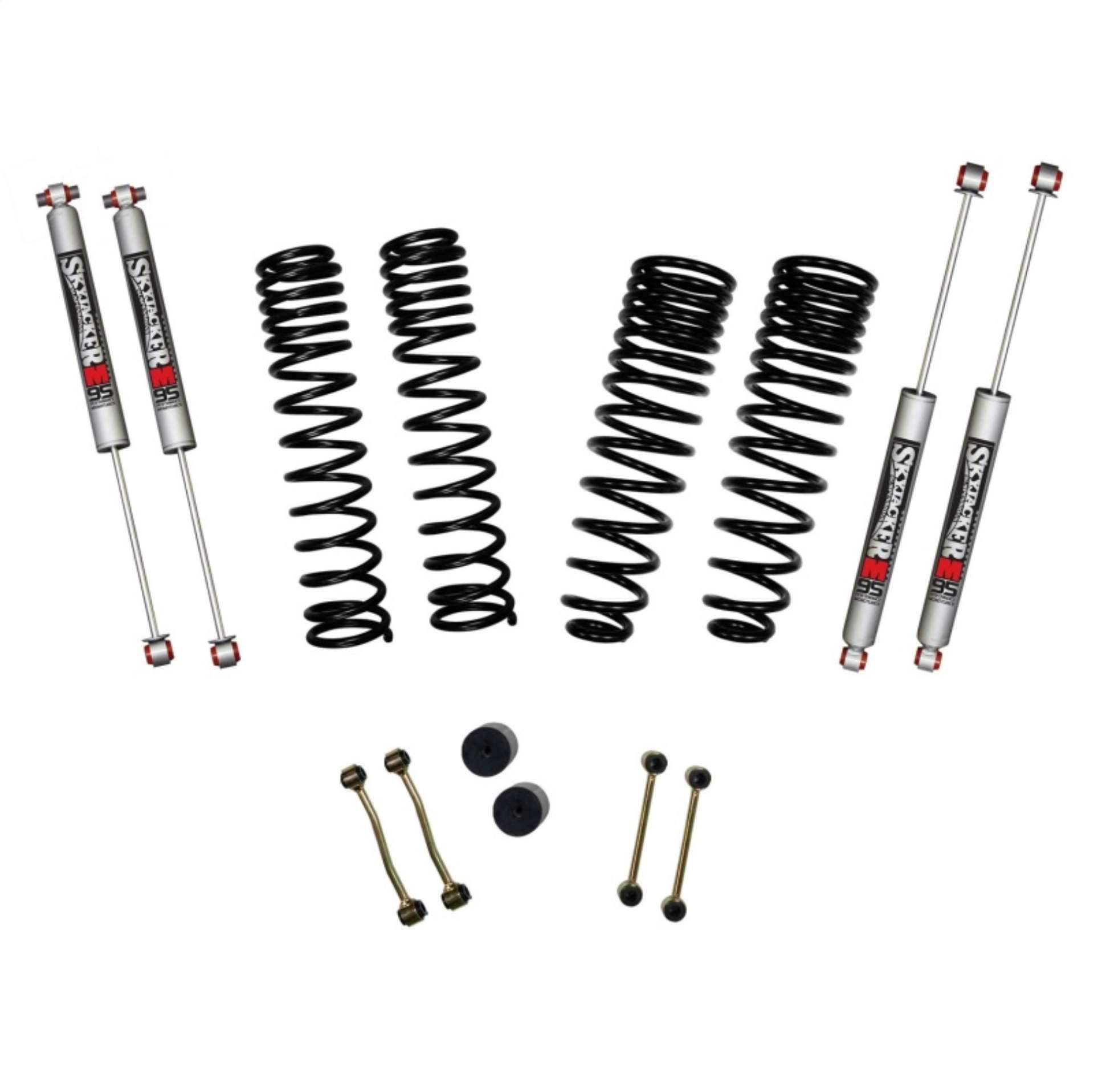 Picture of Skyjacker 2020 Jeep Gladiator JT - Rubicon Suspension Lift Kit 2-5in Fr 1in Rr w-M95 Monotube Shocks