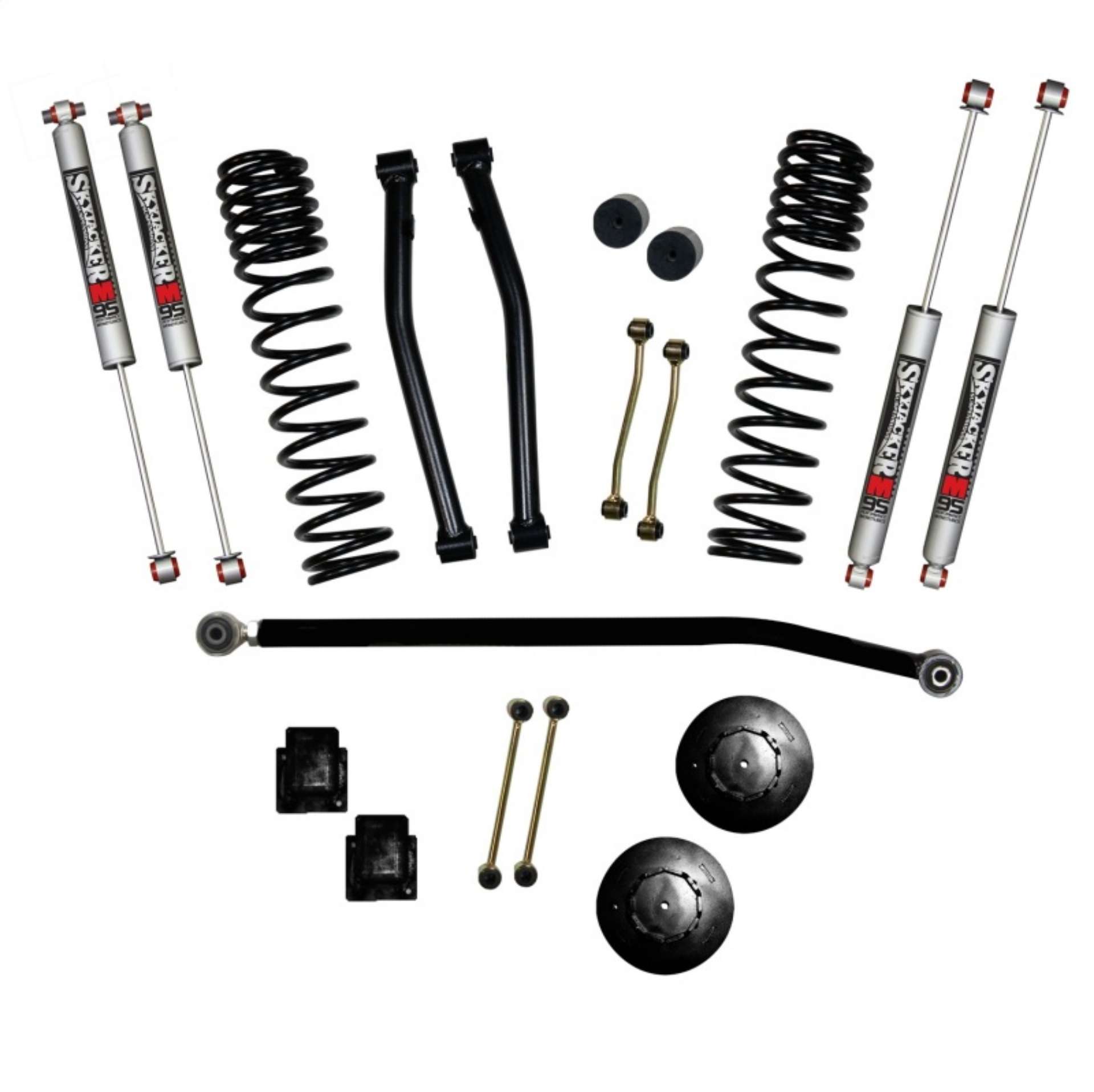 Picture of Skyjacker 2020 Jeep Gladiator JT Non-Rubicon Suspension Lift Kit 3-5in Fr 2in Rr w-M95 Mono Shocks