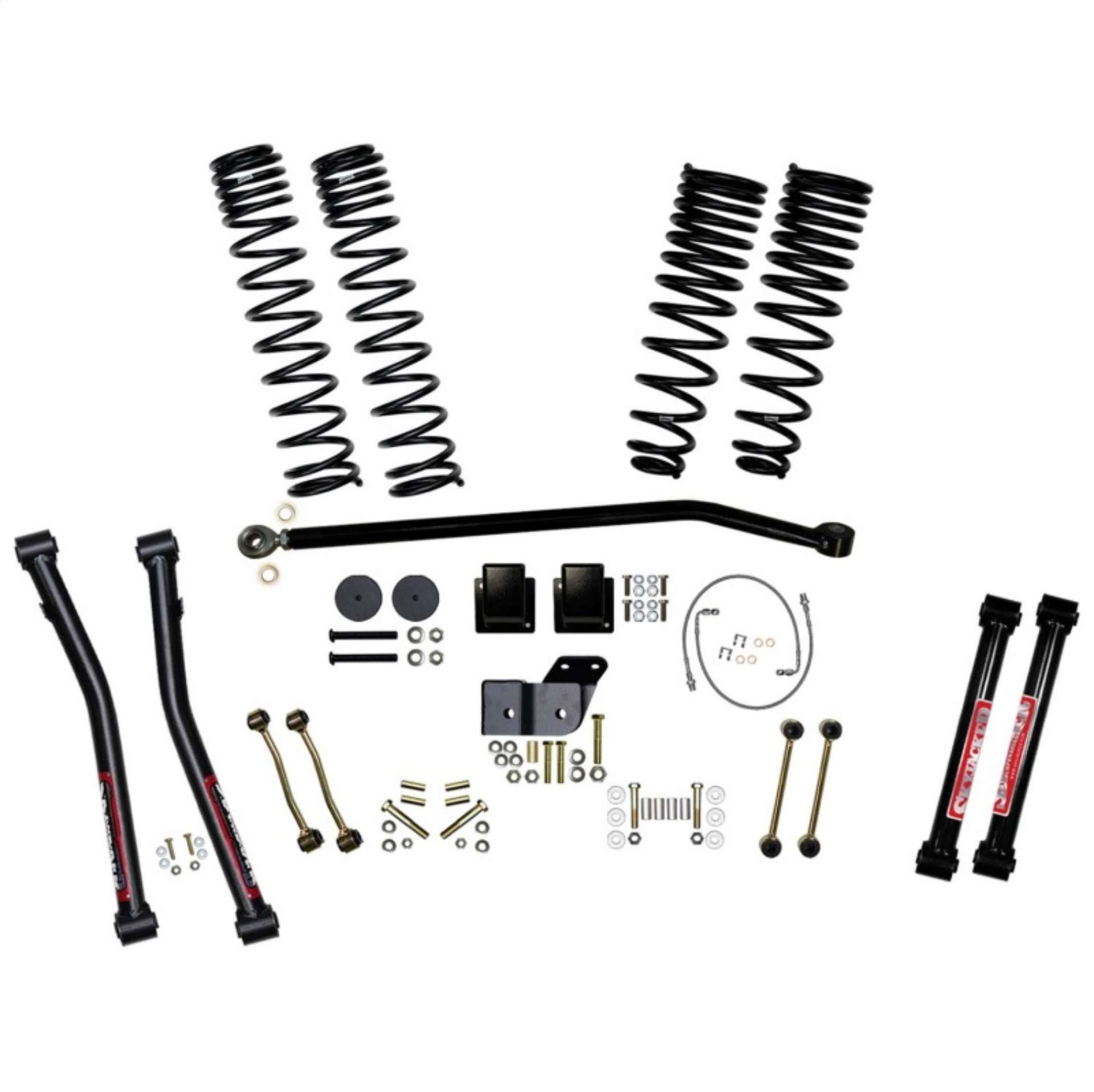 Picture of Skyjacker Suspension Lift Kit Components 4-5in Front 3in Rear 2020 Jeep Gladiator JT Non-Rubicon