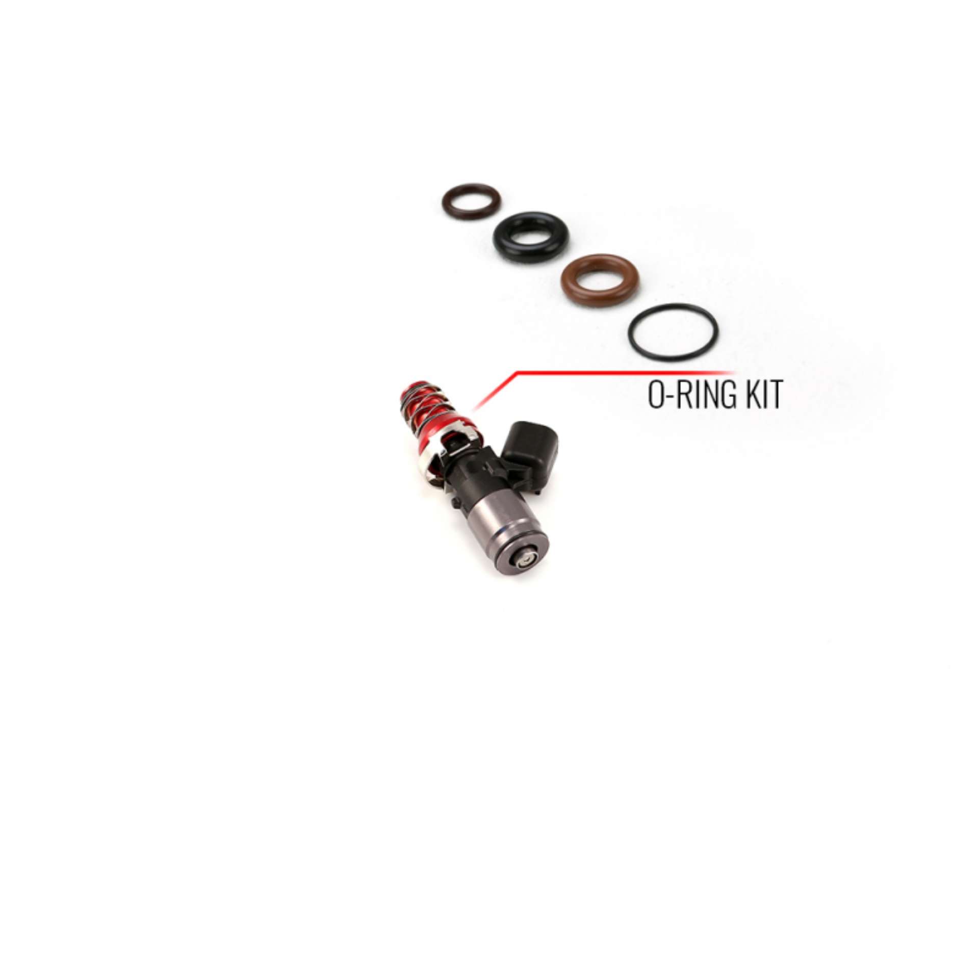 Picture of Injector Dynamics O-Ring-Seal Service Kit for Injector w- 11mm Top Adapter and WRX Bottom Adapter