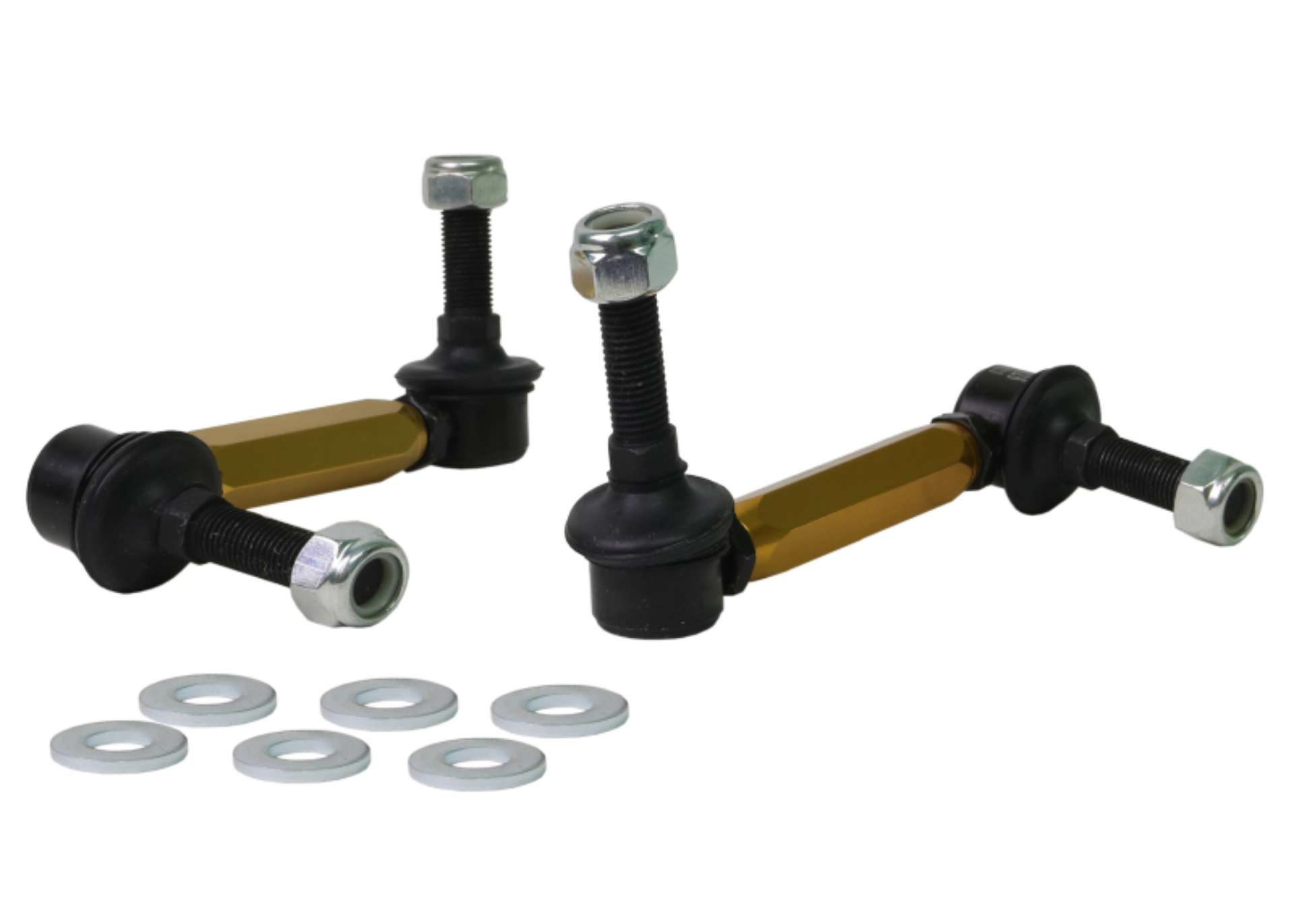 Picture of Whiteline 06-09 Toyota FJ Cruiser GSJ10 - 09+ GSJ15 Front Adjustable Heavy Duty Sway Bar Link Kit