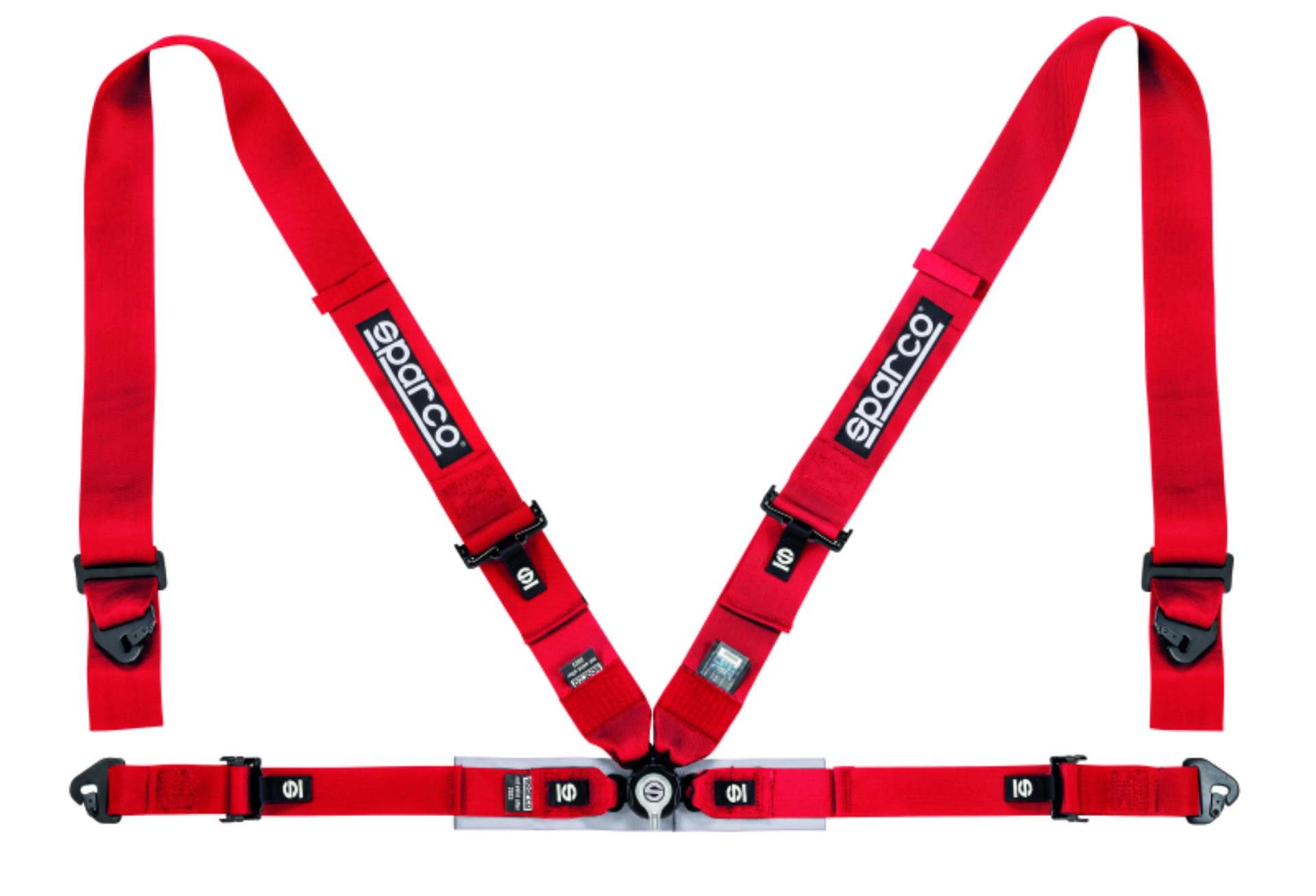 Picture of Sparco Belt 4Pt 3in-2in Competition Harness - Red