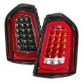 Picture of ANZO 11-14 Chrysler 300 LED Taillights Black w- Sequential