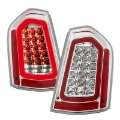 Picture of ANZO 11-14 Chrysler 300 LED Taillights Chrome w- Sequential