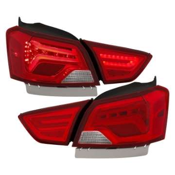 Picture of ANZO 14-18 Chevrolet Impala LED Taillights Red-Clear