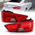 Picture of ANZO 14-18 Chevrolet Impala LED Taillights Red-Clear