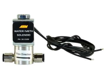 Picture of AEM Water-Methanol Injection System - High-Flow Low-Current WMI Solenoid - 200PSI 1-8in-27NPT In-Out