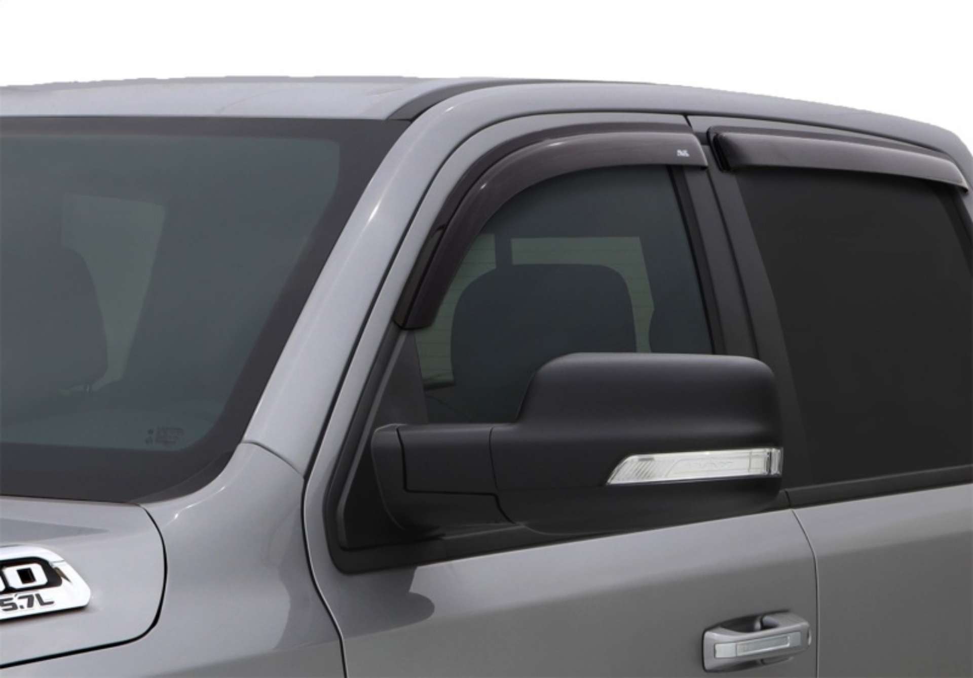 Picture of AVS 2019 Ram Quad Cab Ventvisor Outside Mount Window Deflectors 4pc - Smoke