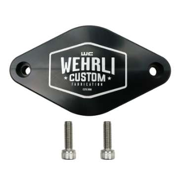 Picture of Wehrli 11-16 Chevrolet 6-6L LML Duramax Turbo Resonator Billet Block Off Plate