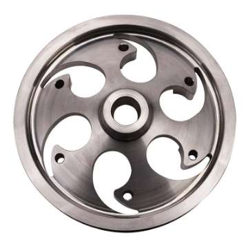 Picture of Wehrli 01-16 Chevrolet 6-6L Duramax Twin CP3 Pulley Deep Offset - Raw Finish