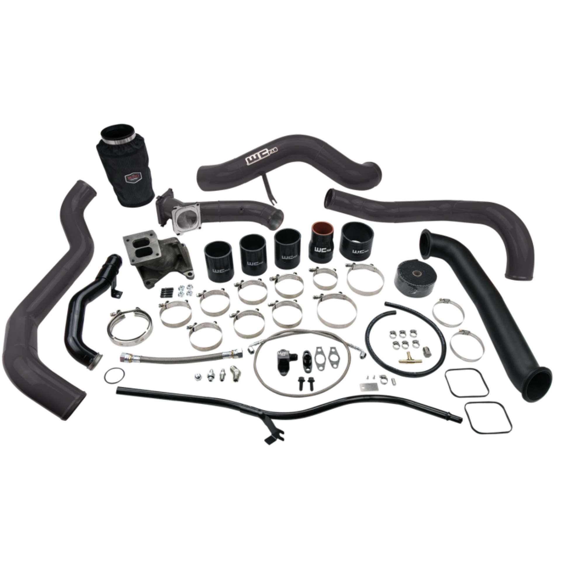 Picture of Wehrli 01-04 Chevrolet 6-6L LB7 Duramax S300 Turbo Install Kit No Turbo - Bengal Blue