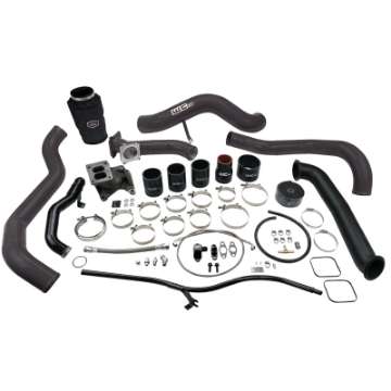 Picture of Wehrli 01-04 Chevrolet 6-6L LB7 Duramax S300 Turbo Install Kit No Turbo - Gloss Black