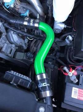 Picture of Wehrli 06-10 Chevrolet 6-6L LBZ-LMM Duramax Upper Coolant Pipe - Gloss Black