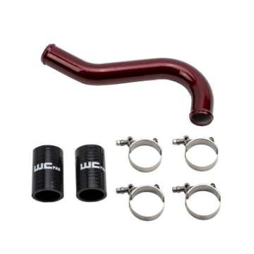 Picture of Wehrli 06-10 Chevrolet 6-6L LBZ-LMM Duramax Upper Coolant Pipe - Gloss Black