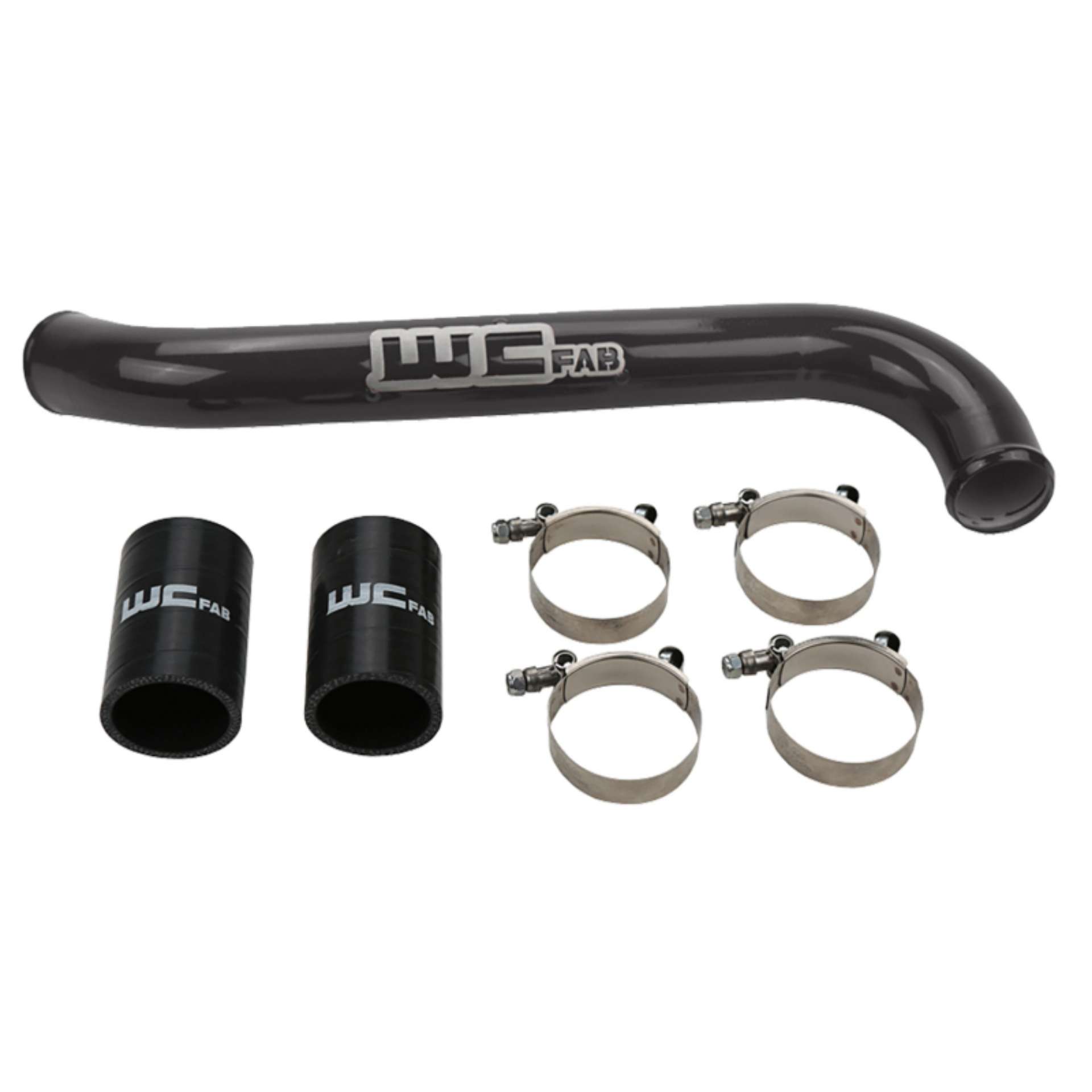 Picture of Wehrli 17-19 Chevrolet 6-6L L5P Duramax Upper Coolant Pipe - Gloss Black