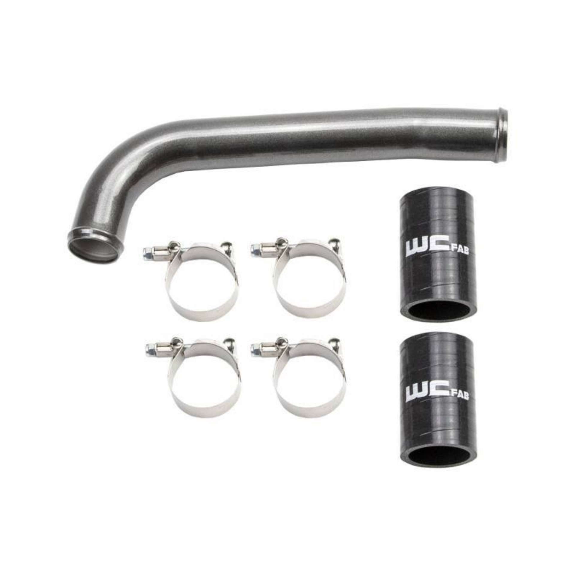 Picture of Wehrli 01-05 Chevrolet 6-6L LB7-LLY Duramax Upper Coolant Pipe - Gloss Black