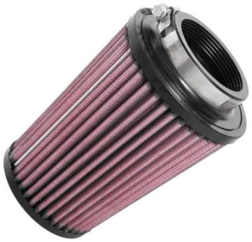 Picture of K&N Universal Rubber Filter 2-1-2in Flg - 4-1-2in OD B - 3-1-2in OD T - 6in H - Black Top