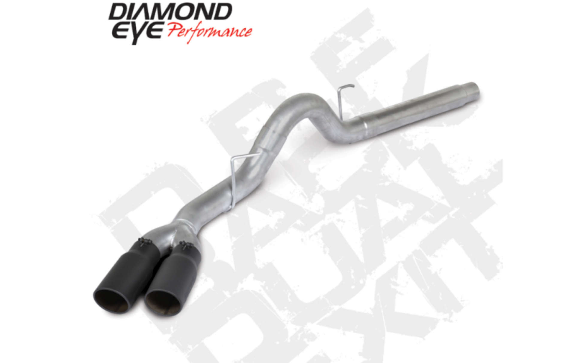 Picture of Diamond Eye 18-19 Ford 3-0L Pwrstrk F150 - 4in Alum DPF Back Exh Kit Sprt Dual w-Tips 4512BRA-DEBK