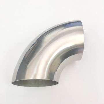 Picture of Ticon Industries 1-75in Diameter 90 1D-1-75in CLR 1mm--039in Wall Thickness Titanium Elbow