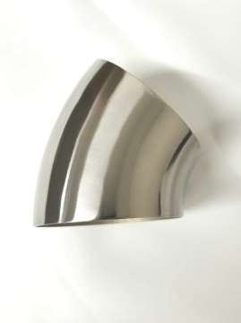 Picture of Ticon Industries 2-50in Diameter 45 Degree 1-2D-3in CLR 1mm--039in Wall Thickness Titanium Elbow