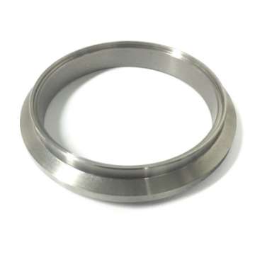 Picture of Ticon Industries Garrett GT28-GT40 Titanium V-Band Turbine Outlet Flange Fire Ring Measures 81mm