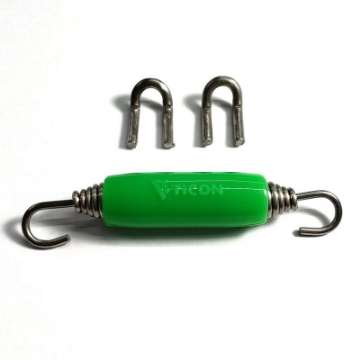 Picture of Ticon Industries Green Silicone Titanium Spring Tab and Spring Kit 2 Tabs-1 Spring - Single Kit