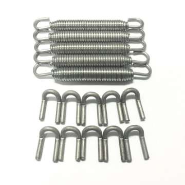 Picture of Ticon Industries Black Silicone Titanium Spring Tab and Spring Kit 10 Tabs-5 Springs - 5 Pack
