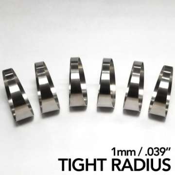 Picture of Ticon Industries 1-50in 7-5 Degree 1D-1-5in CLR Tight Radius 1mm Wall Titanium Pie Cuts - 6pk