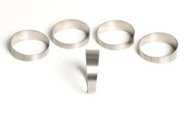 Picture of Ticon Industries 6in 45 Degree 1-3D-7-8in CLR Loose Radius 1mm Wall Titanium Pie Cuts - 5pk