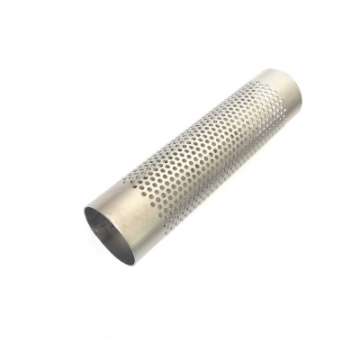 Picture of Ticon Industries 8in OAL 2-0in Perforated Titanium Punch Tube