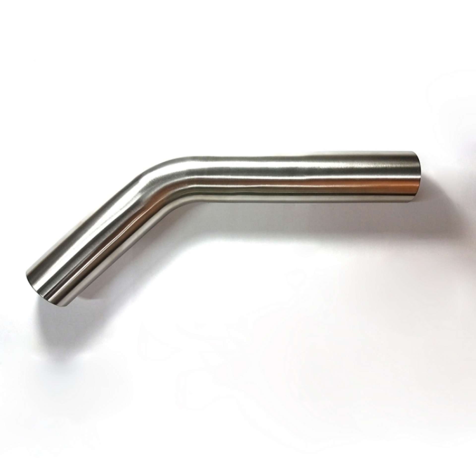 Picture of Stainless Bros 2-0in Diameter 1-5D - 3in CLR 45 Degree Bend 5in leg-8in leg Mandrel Bend