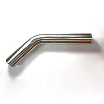 Picture of Stainless Bros 2-50in Diameter 1-5D - 3-75in CLR 45 Degree Bend 5in leg-8in leg Mandrel Bend