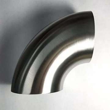 Picture of Stainless Bros 3in Diameter 1D - 3in CLR 90 Degree Bend No Leg Mandrel Bend